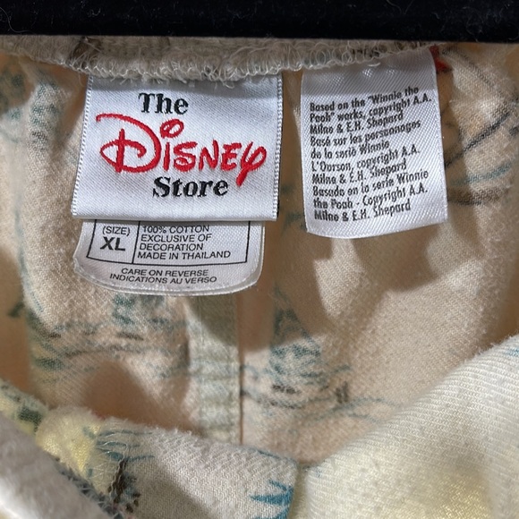 DISNEY Store Pooh flannel sleep shorts XL - Picture 3 of 5